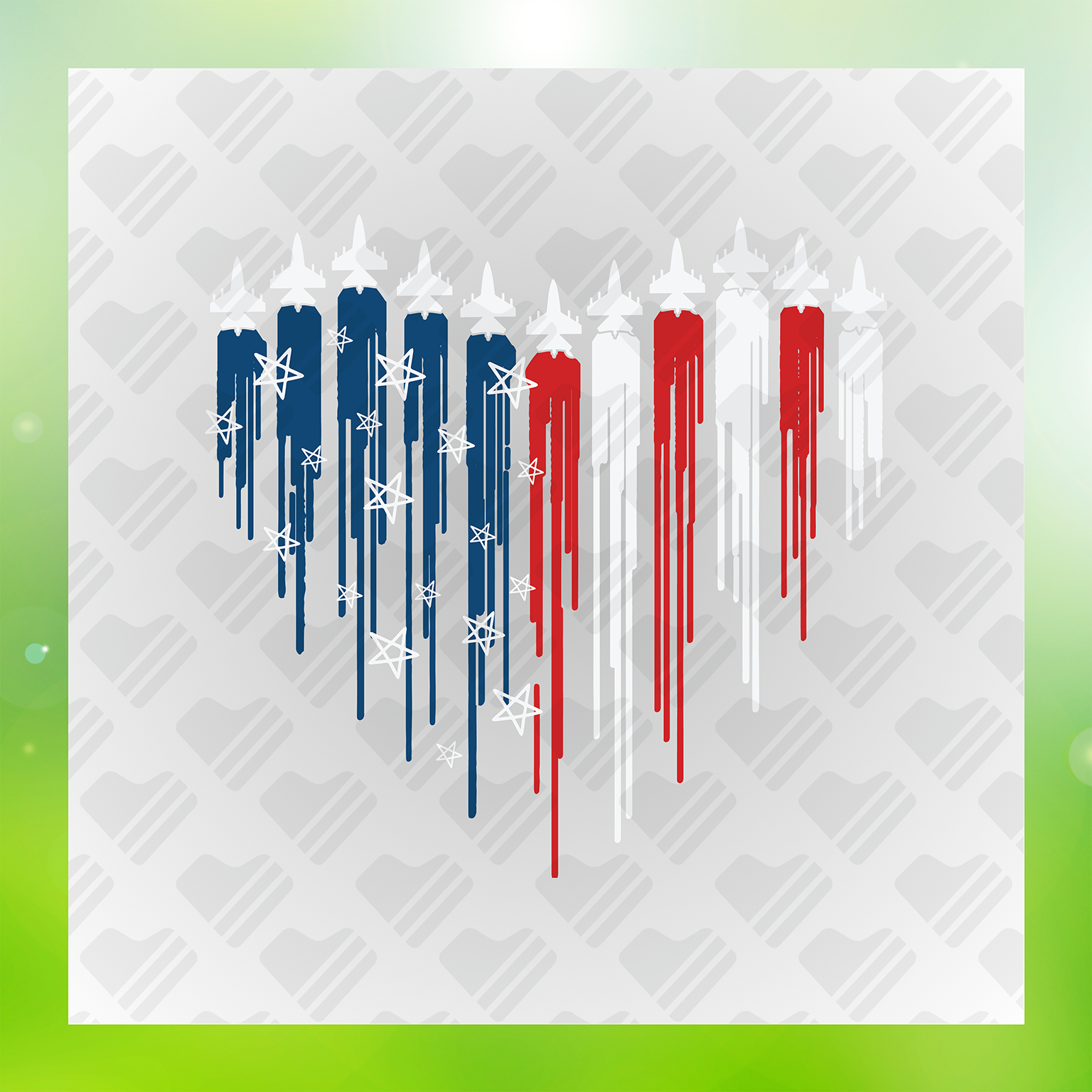 Sky High Patriotism Transfer