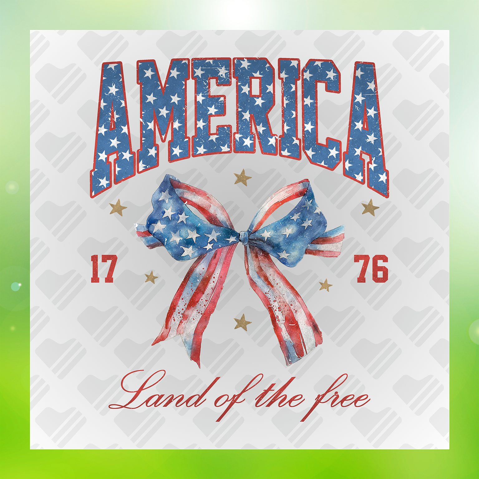 America 1776 Land Of The Free Transfer