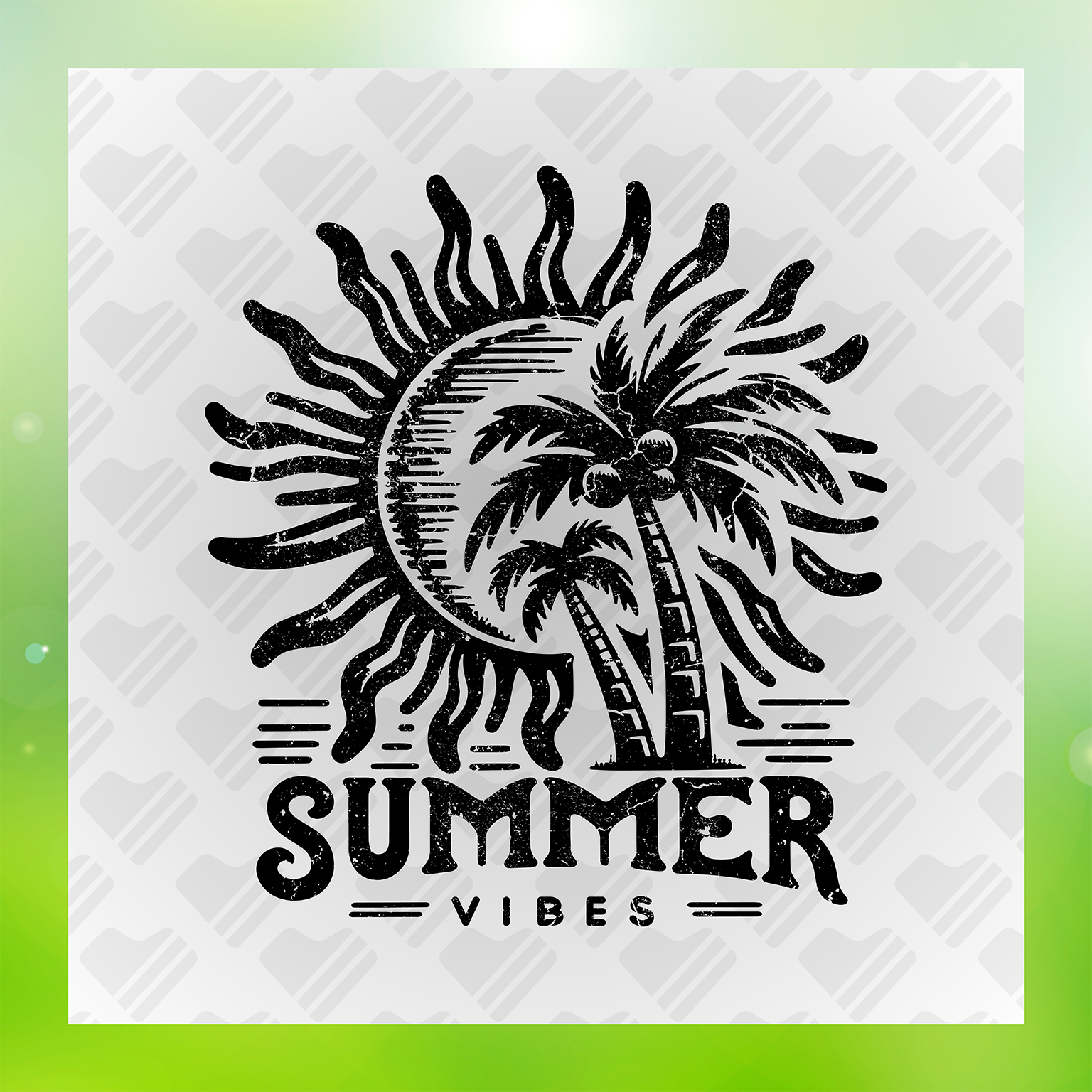 Good Vibes Only Summer Vibes Transfer