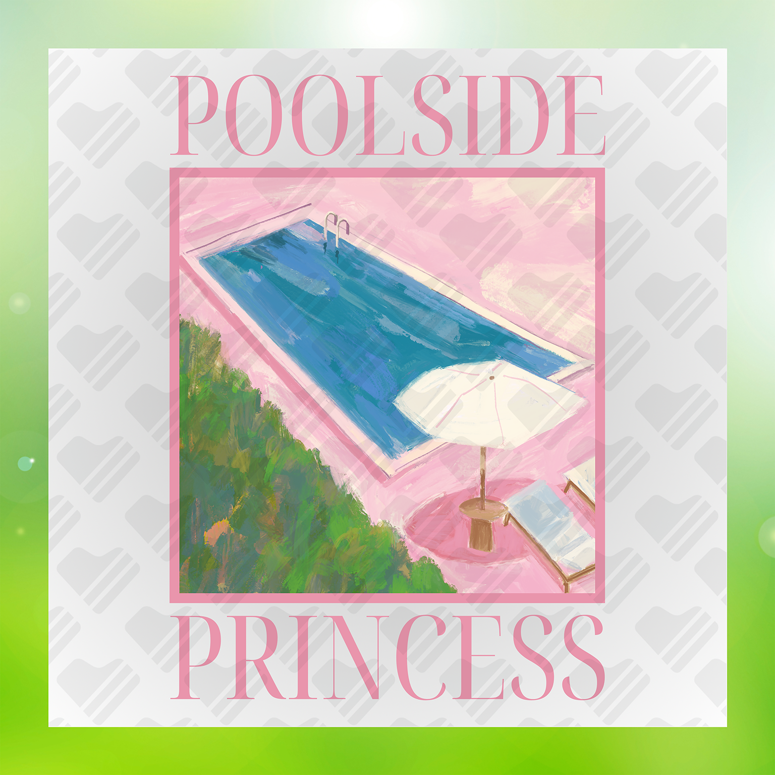 Luxury Lifestyle Poolside Princess Vibes Transfer