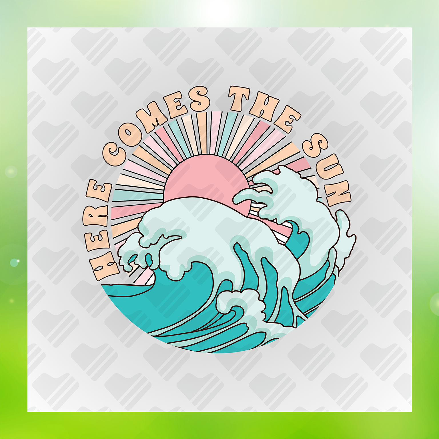 Beach Life Good Vibes Here Comes The Sun Transfer