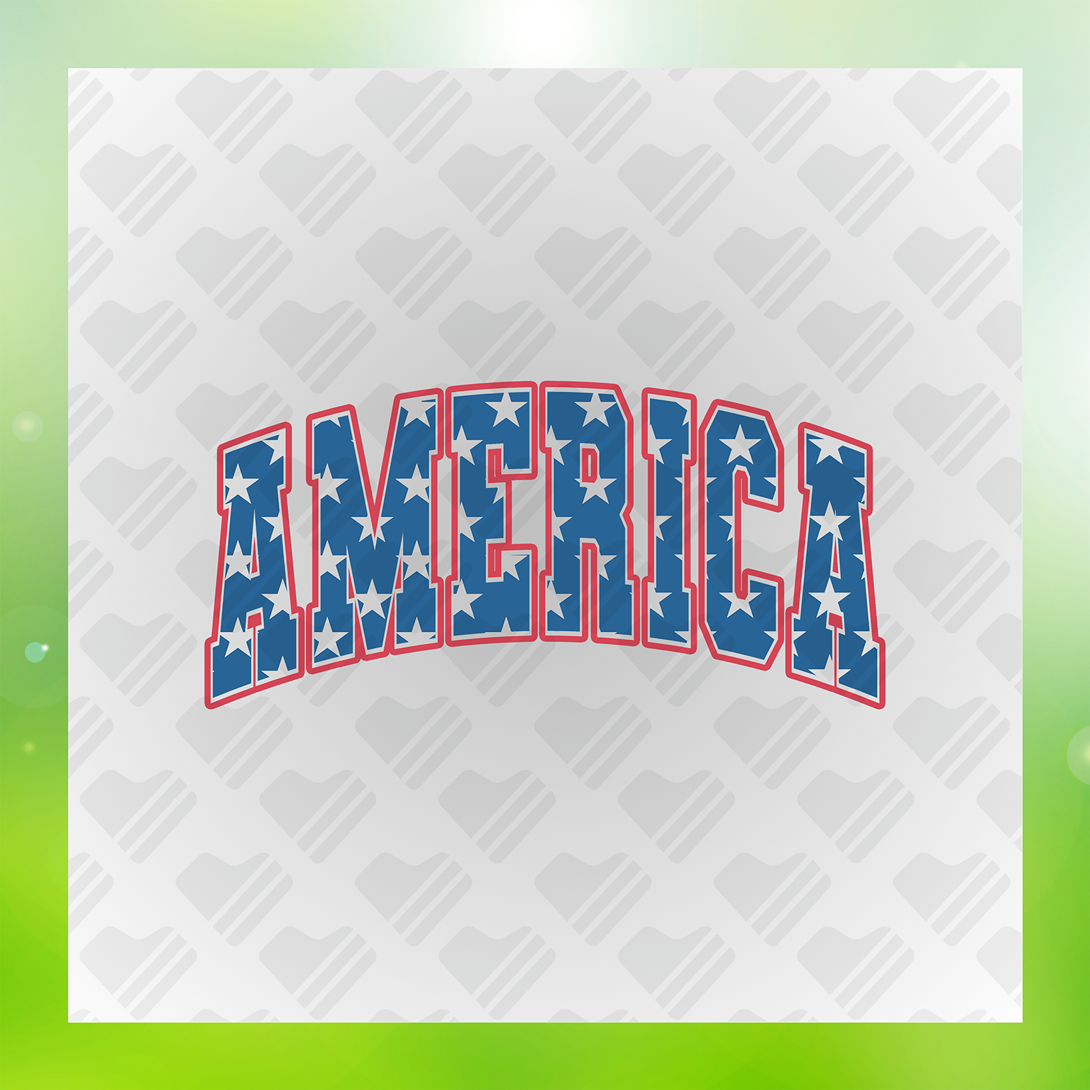 Stars And Stripes Transfer