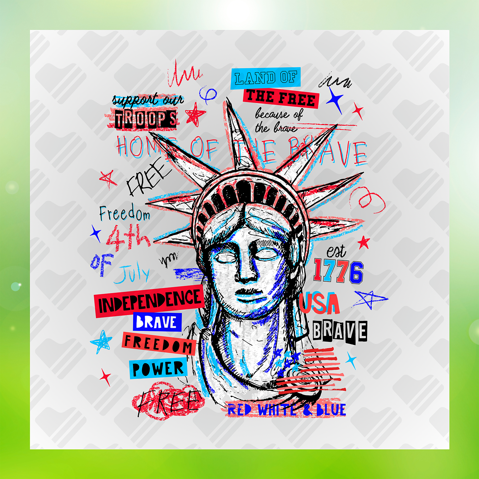 Little Miss Firecracker American Style Transfer