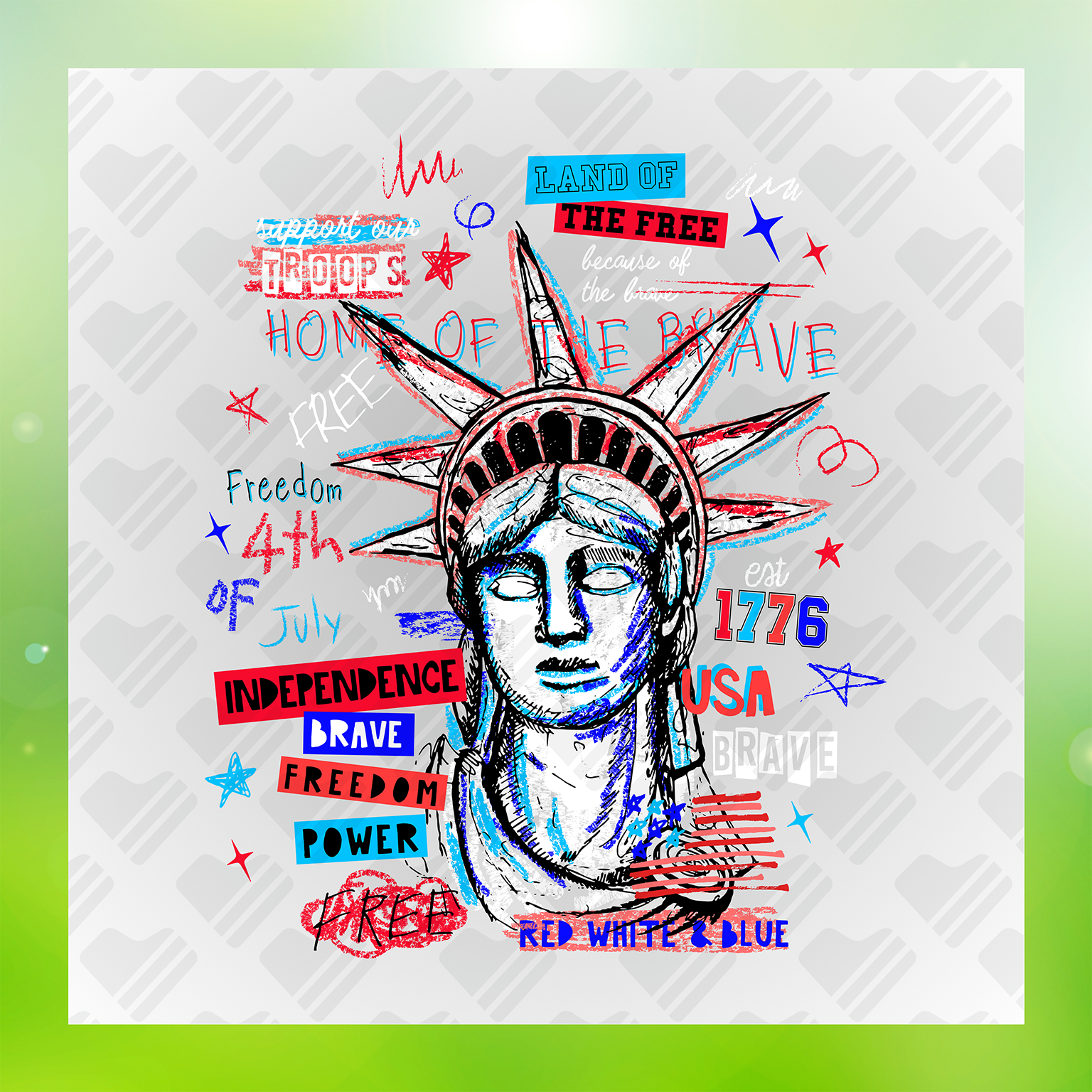 Little Miss Firecracker American Style Transfer