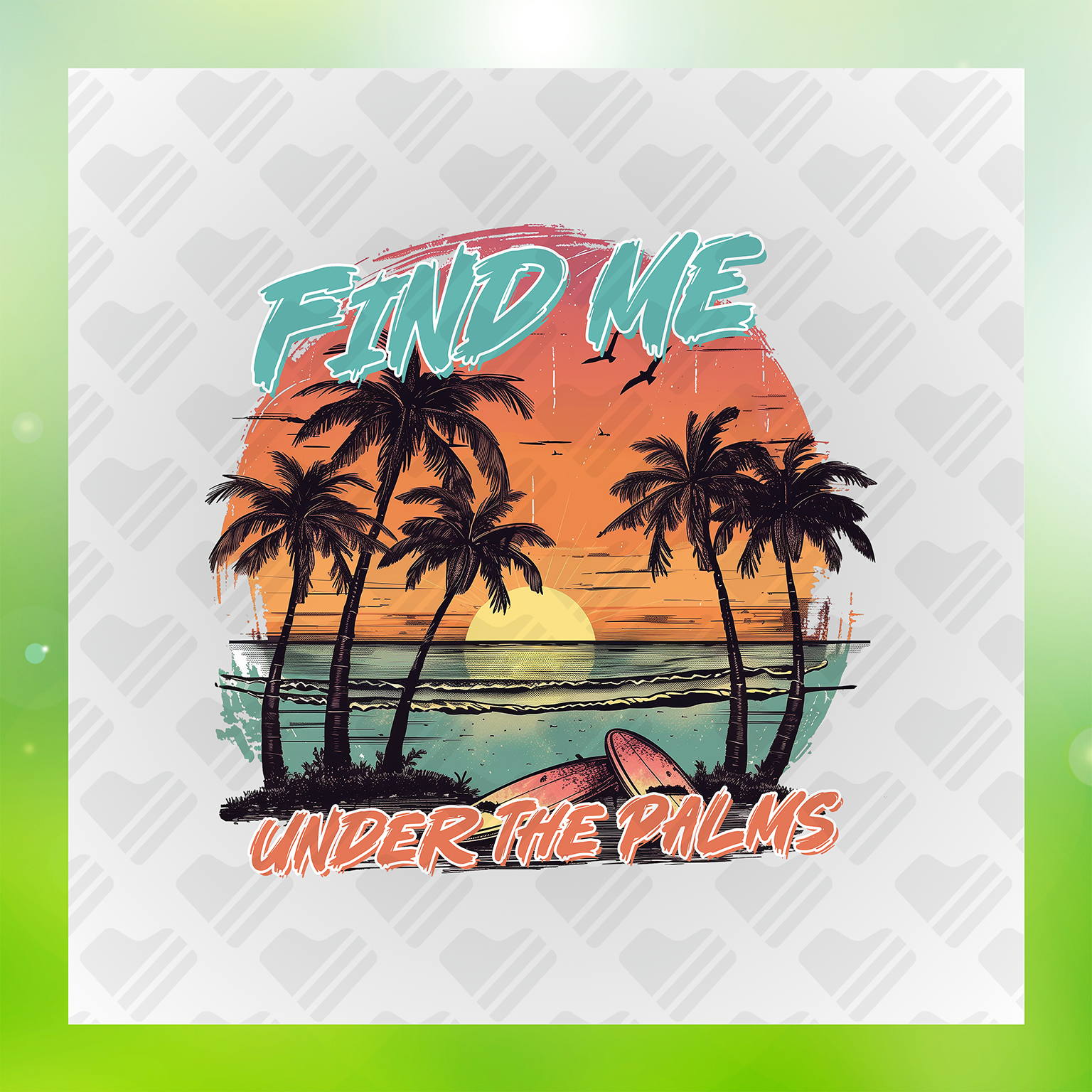 Find Me Under The Palms, Escape To Paradise Transfer