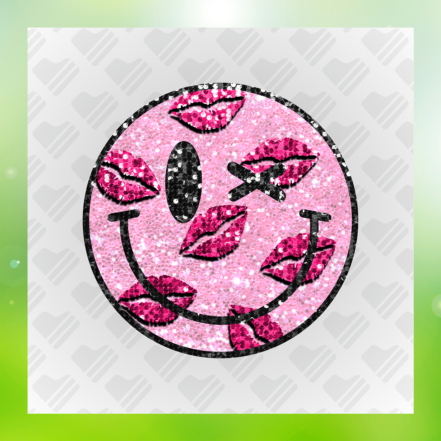 No Mess Emoji Kiss Transfer