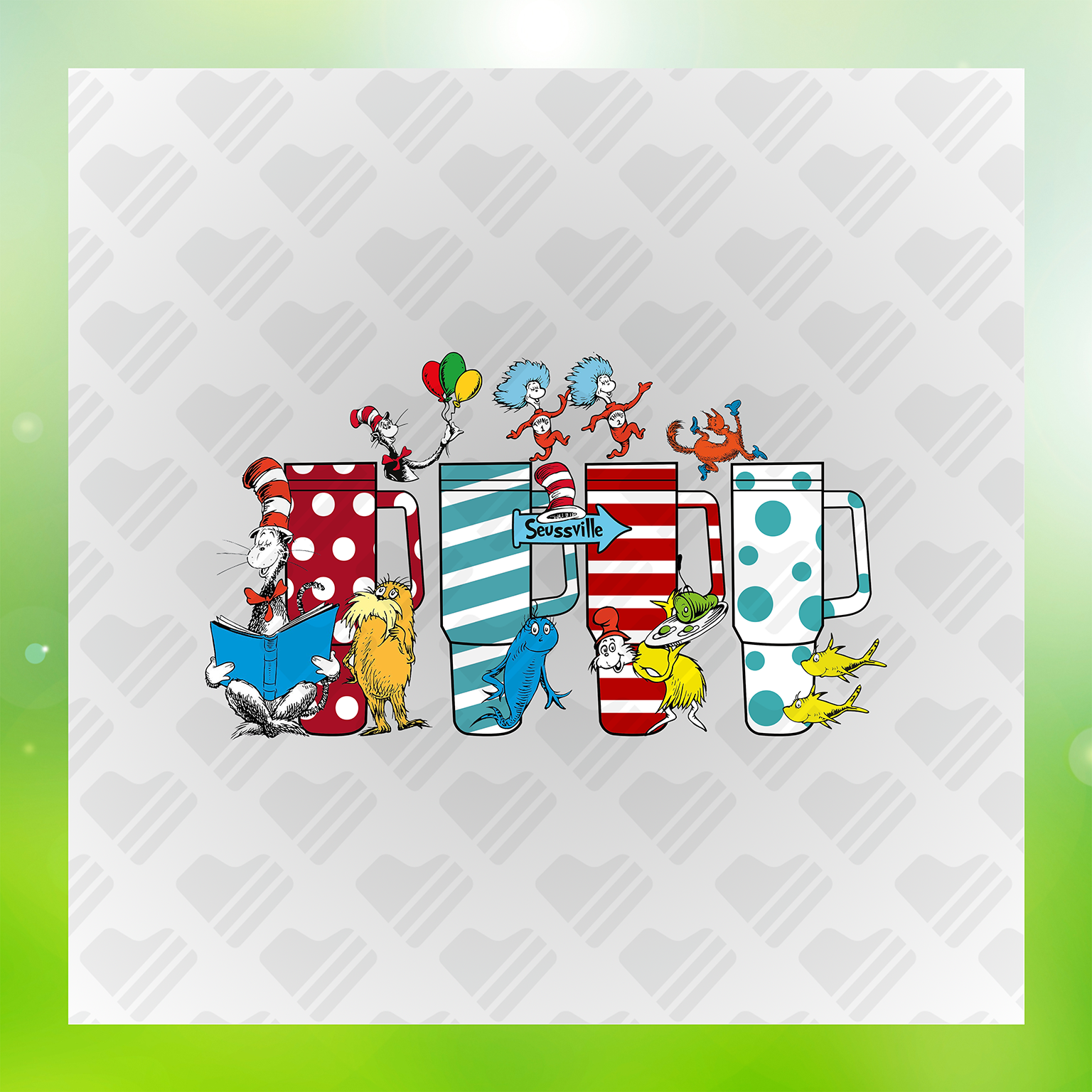 Dr. Seuss Character DTF Transfers #54
