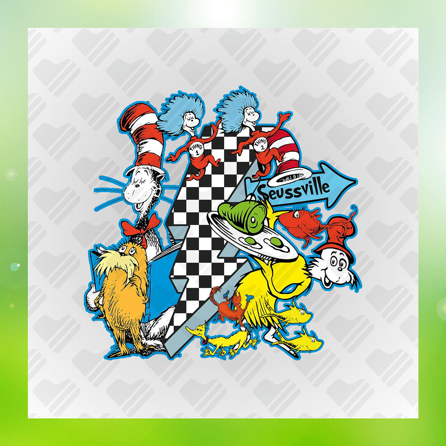 Dr. Seuss Character DTF Transfers #57