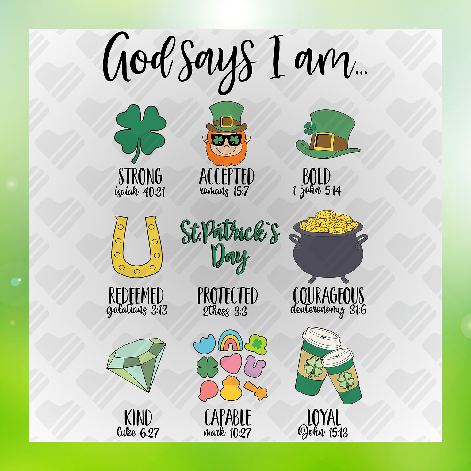 St.Paddy's DayGod Says I am Transfer