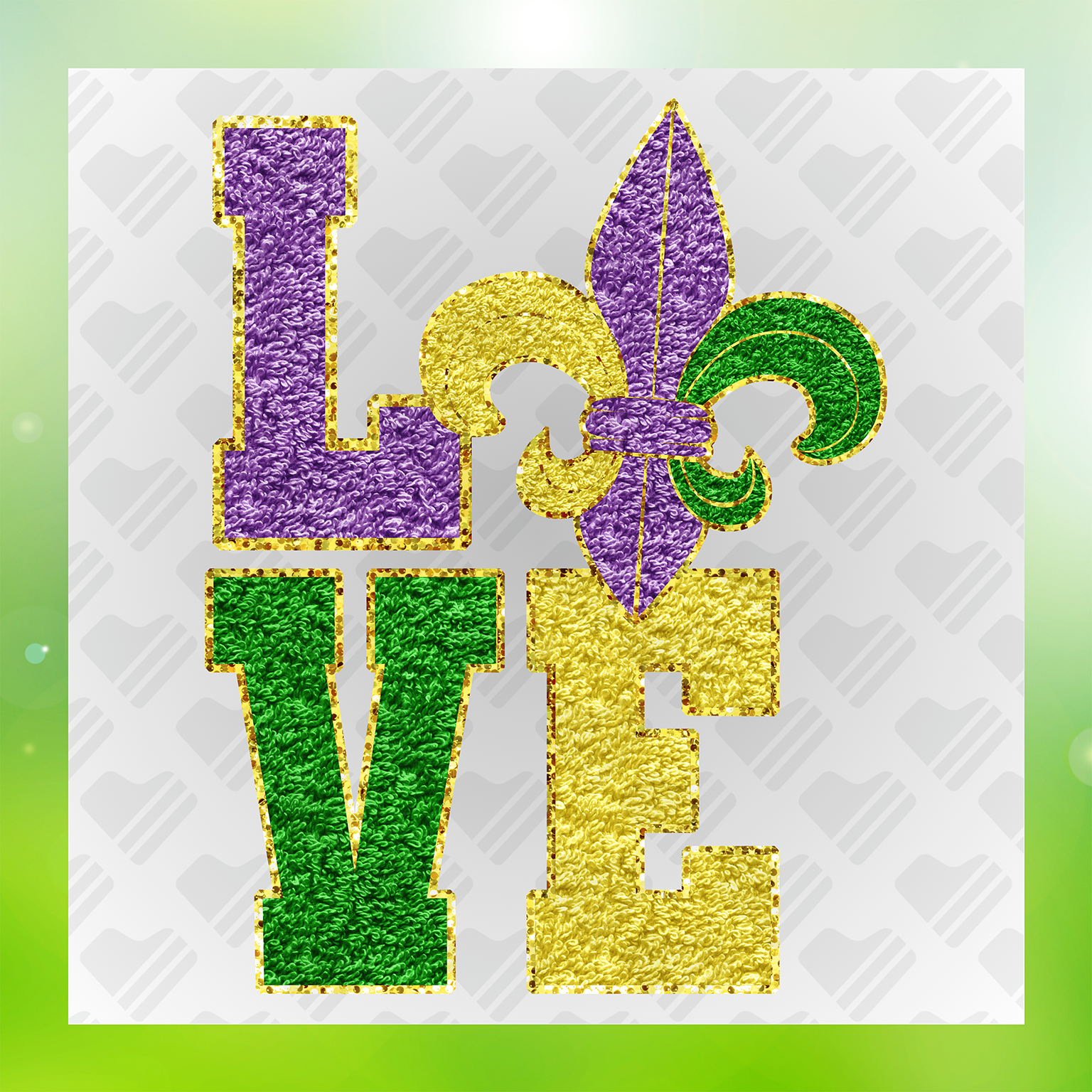 Mardi Gras Sparkle Look Transfer