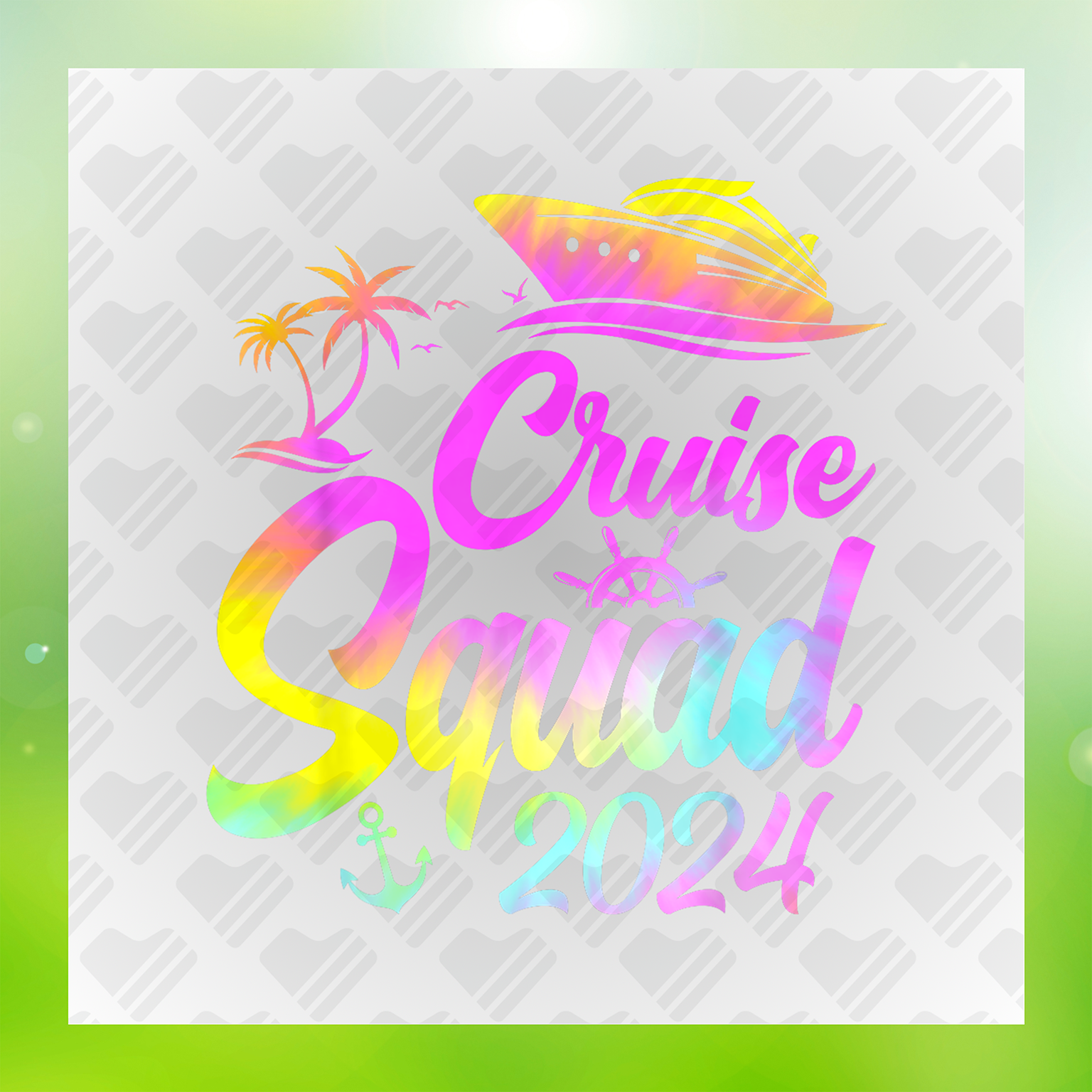 Colorful Cruise Squad 2024 Transfer