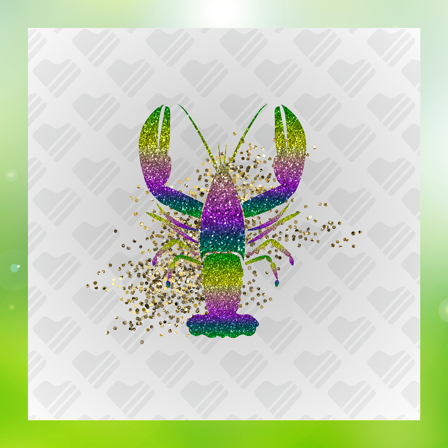 Mardi Gras Shining Look Transfer