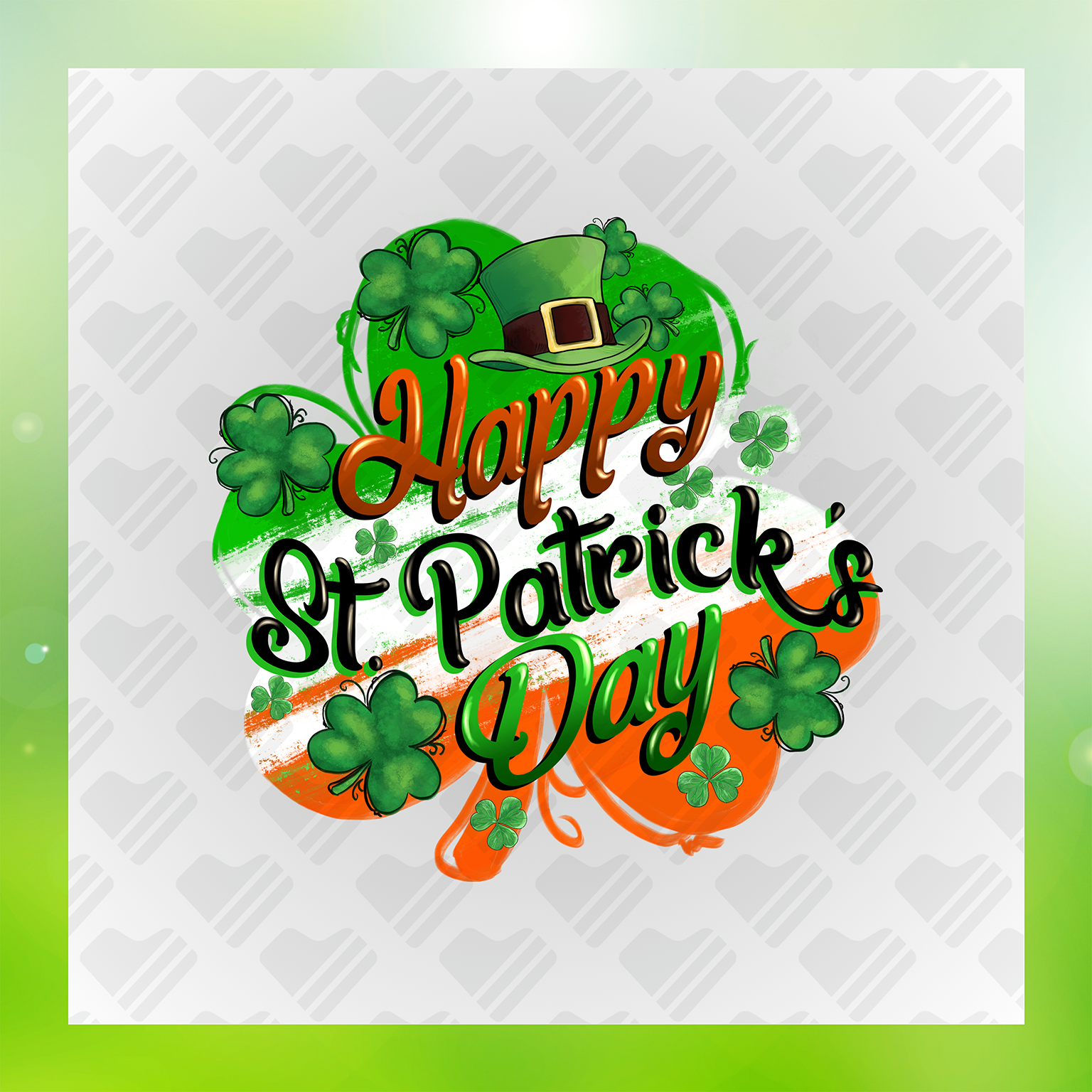 Happy St. Patrick's Day Transfer