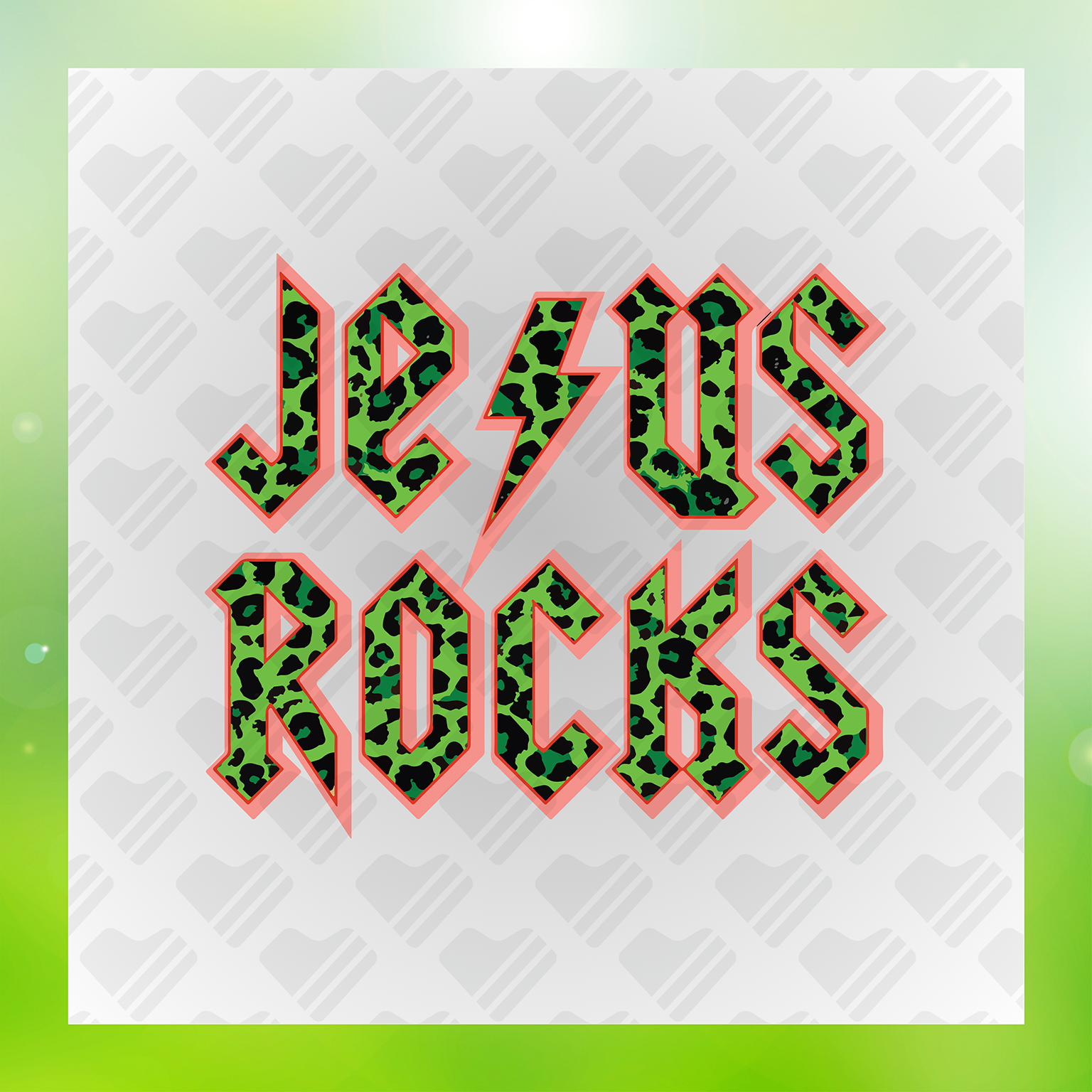 Jesus Rocks Transfer