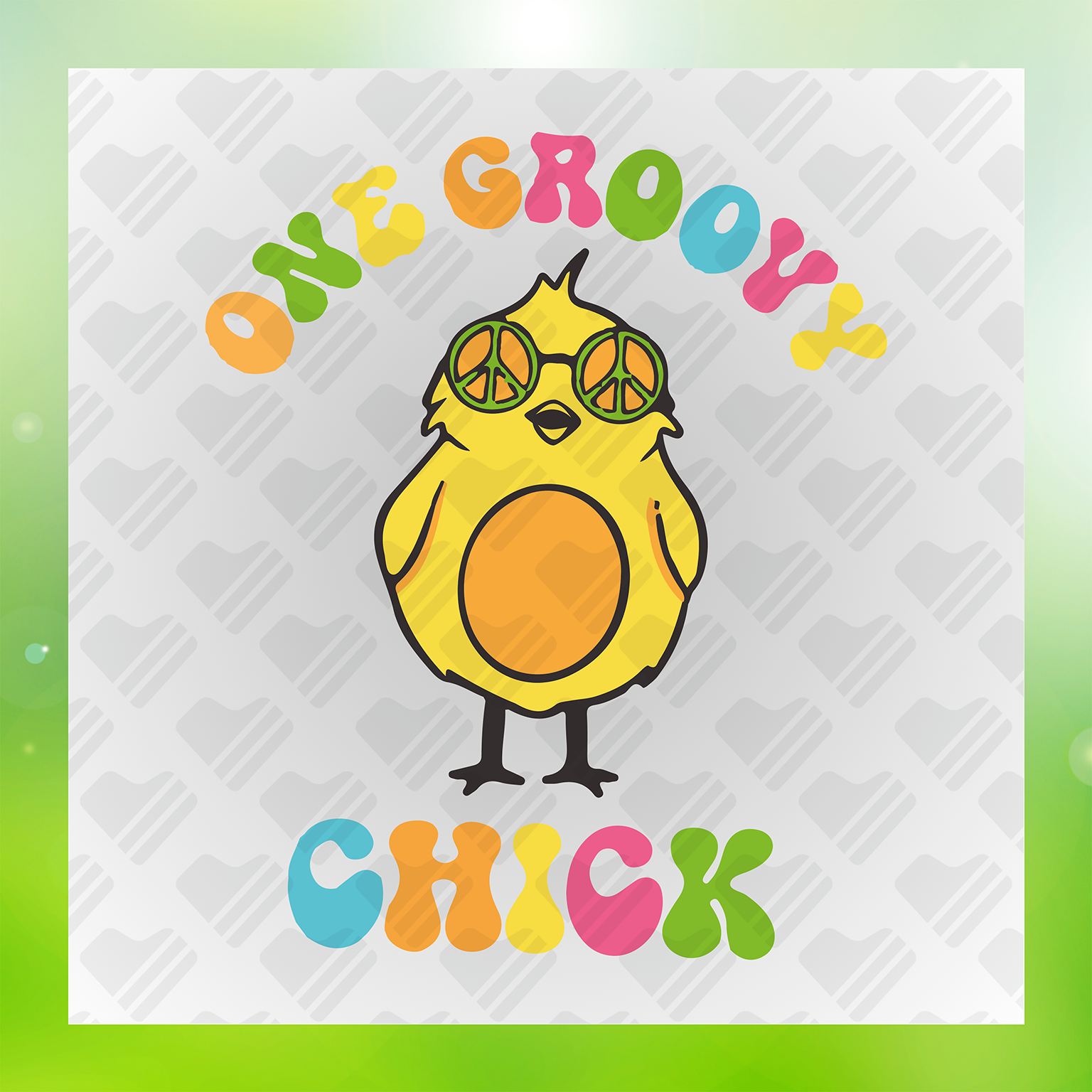 One Groovy Chick Transfer