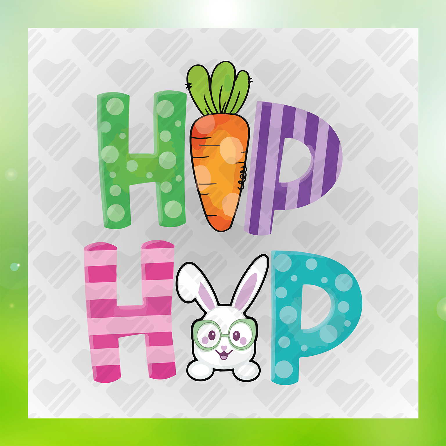 Hip Hop Bunny Transfer