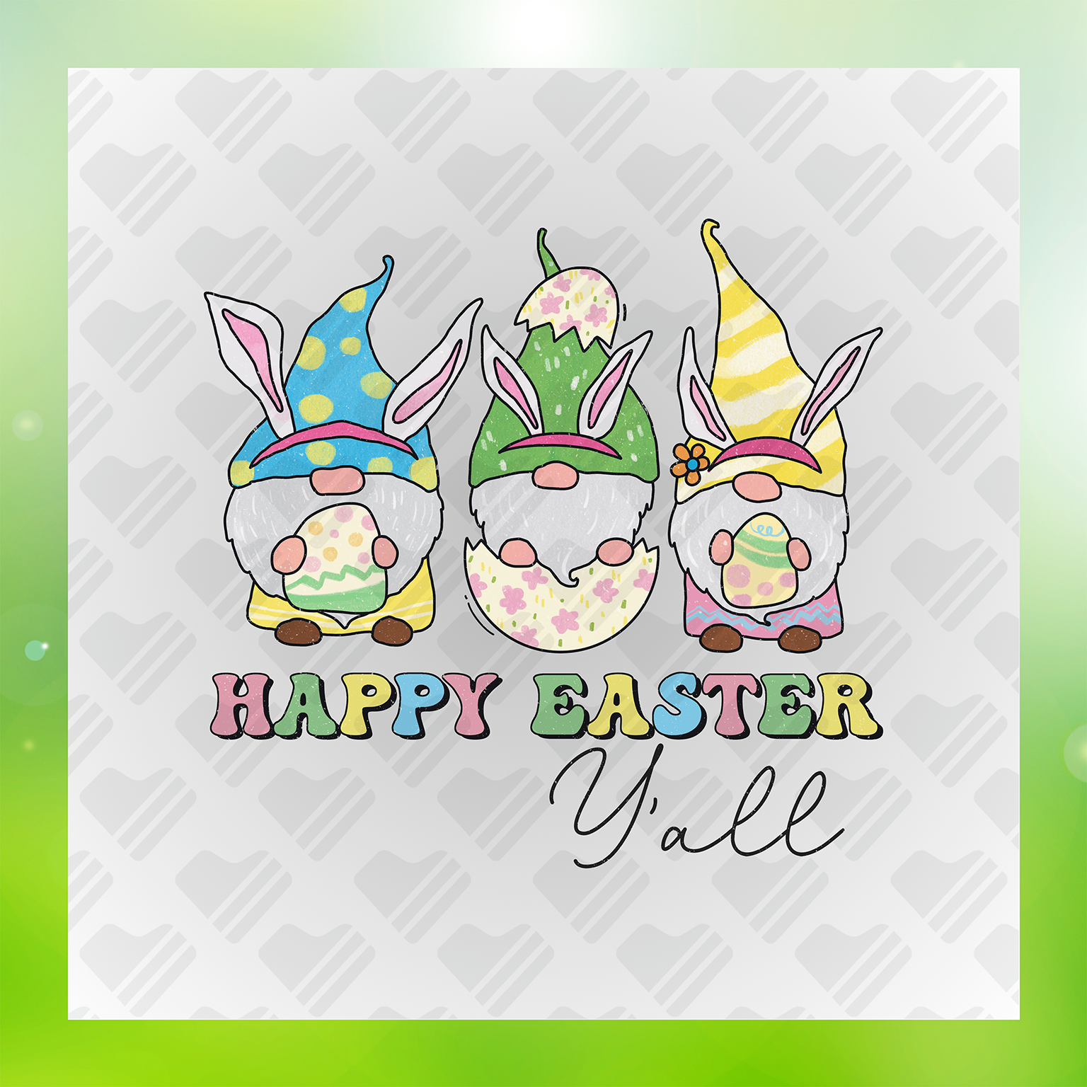 Happy Easter Y'all Transfer