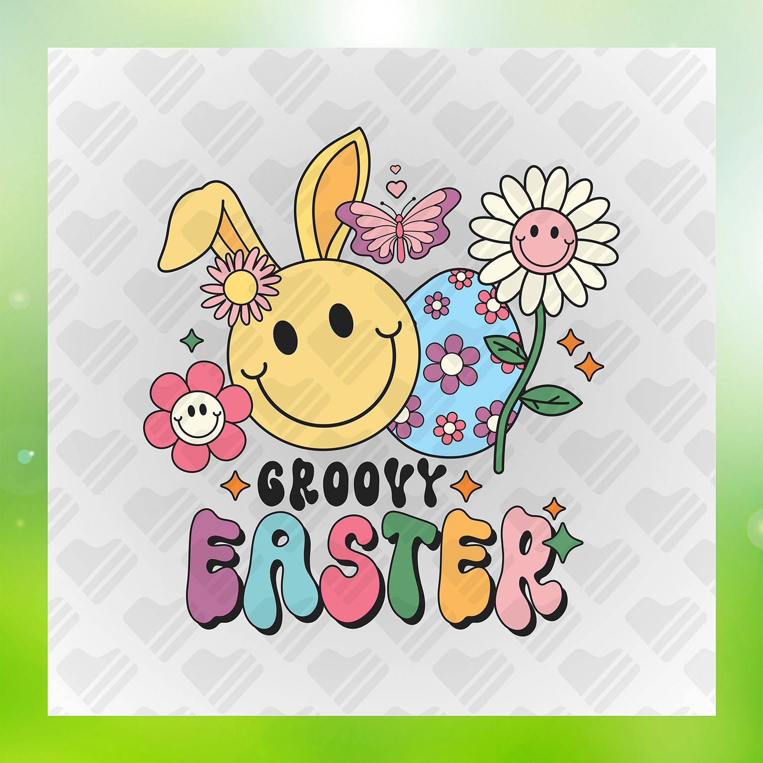 Groovy Easter Transfer