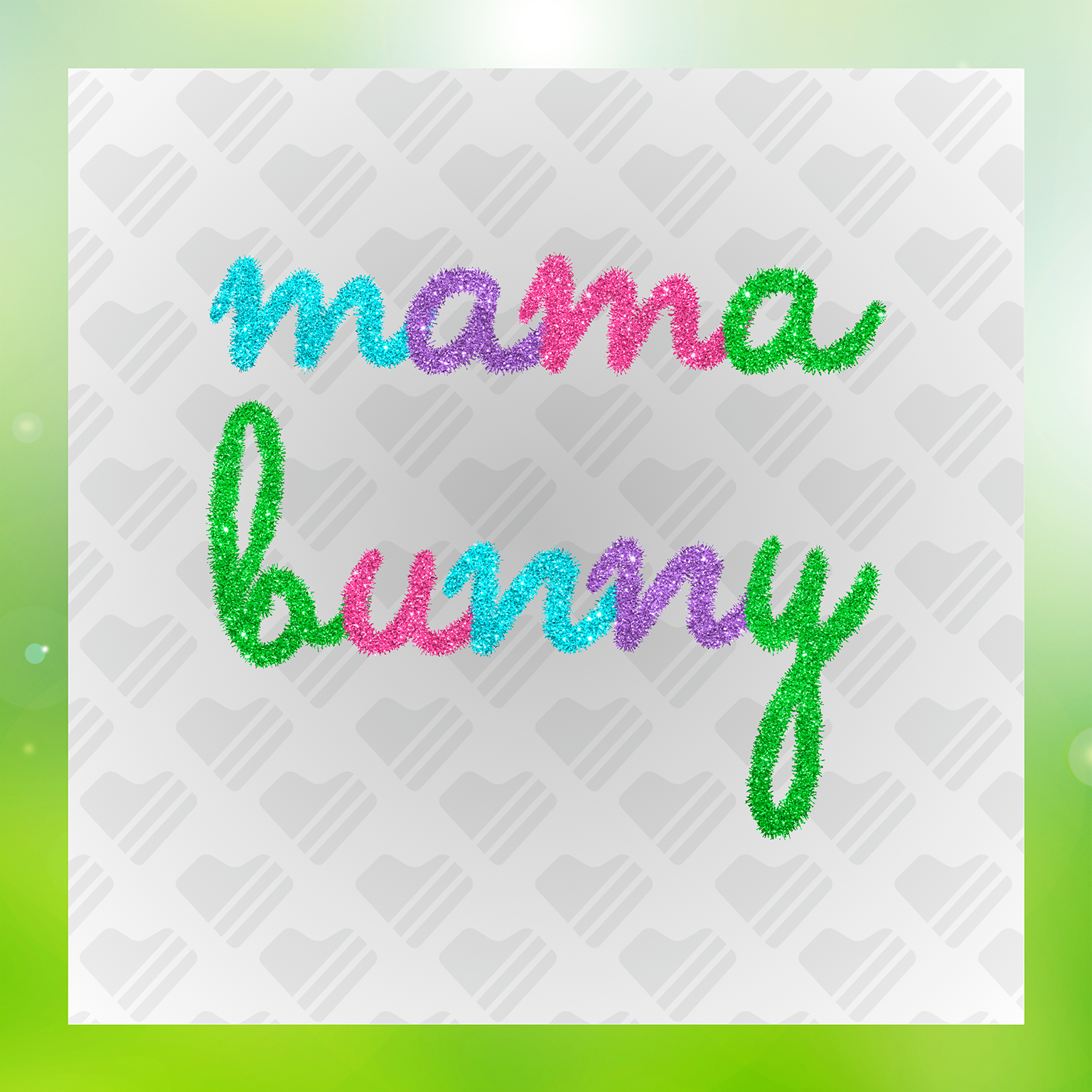 Easter Sparkly Look Transfer