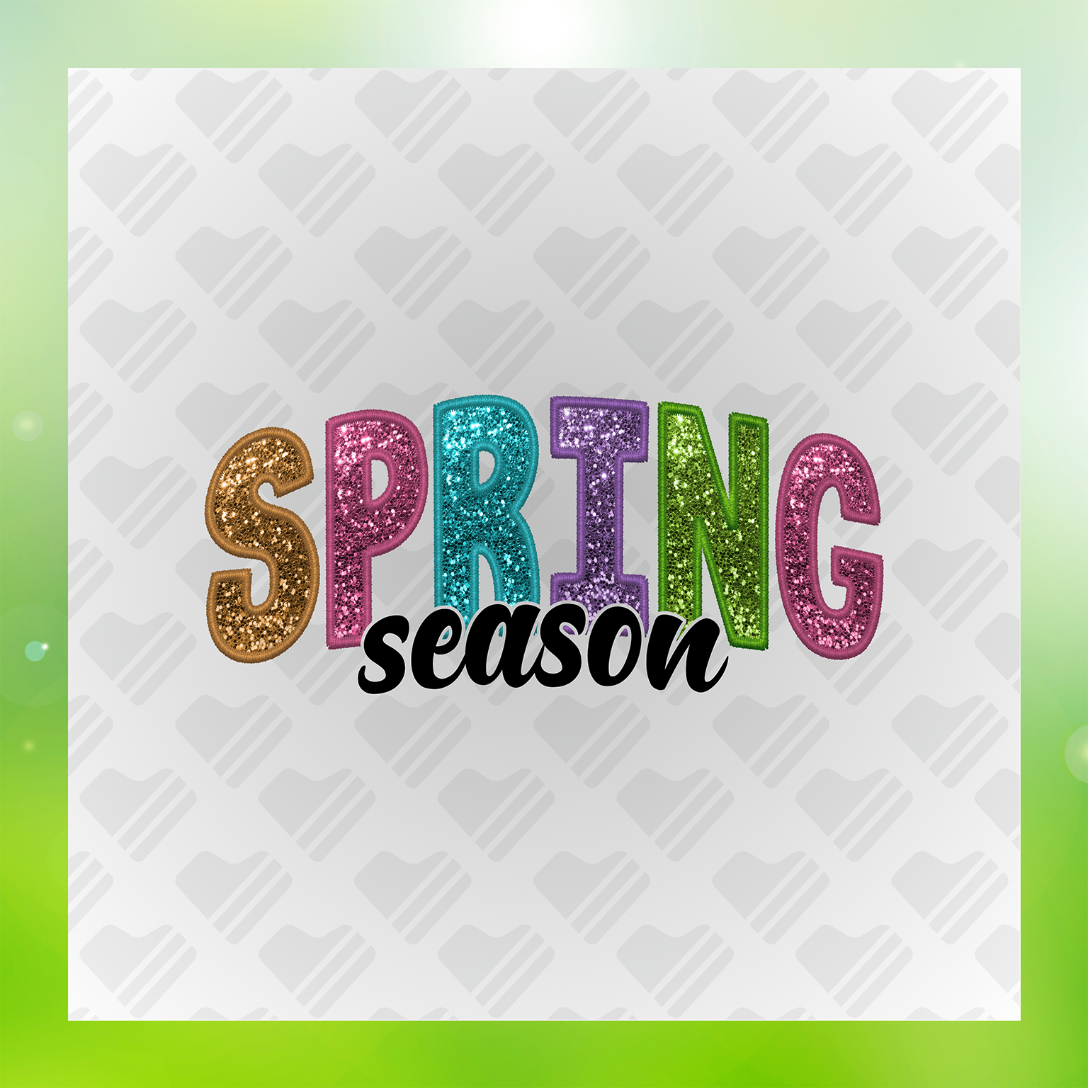 Easter Glitter Look Transfer