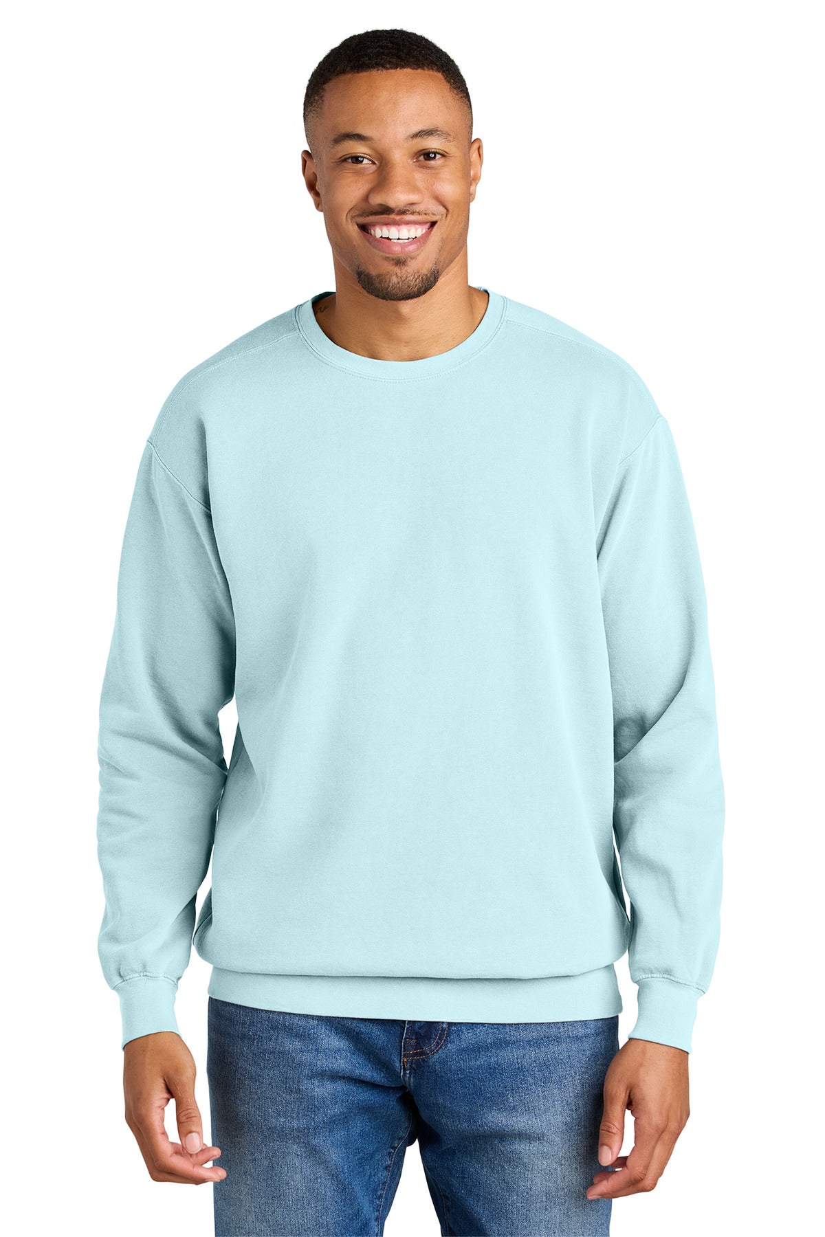 1566 Chambray Model Front