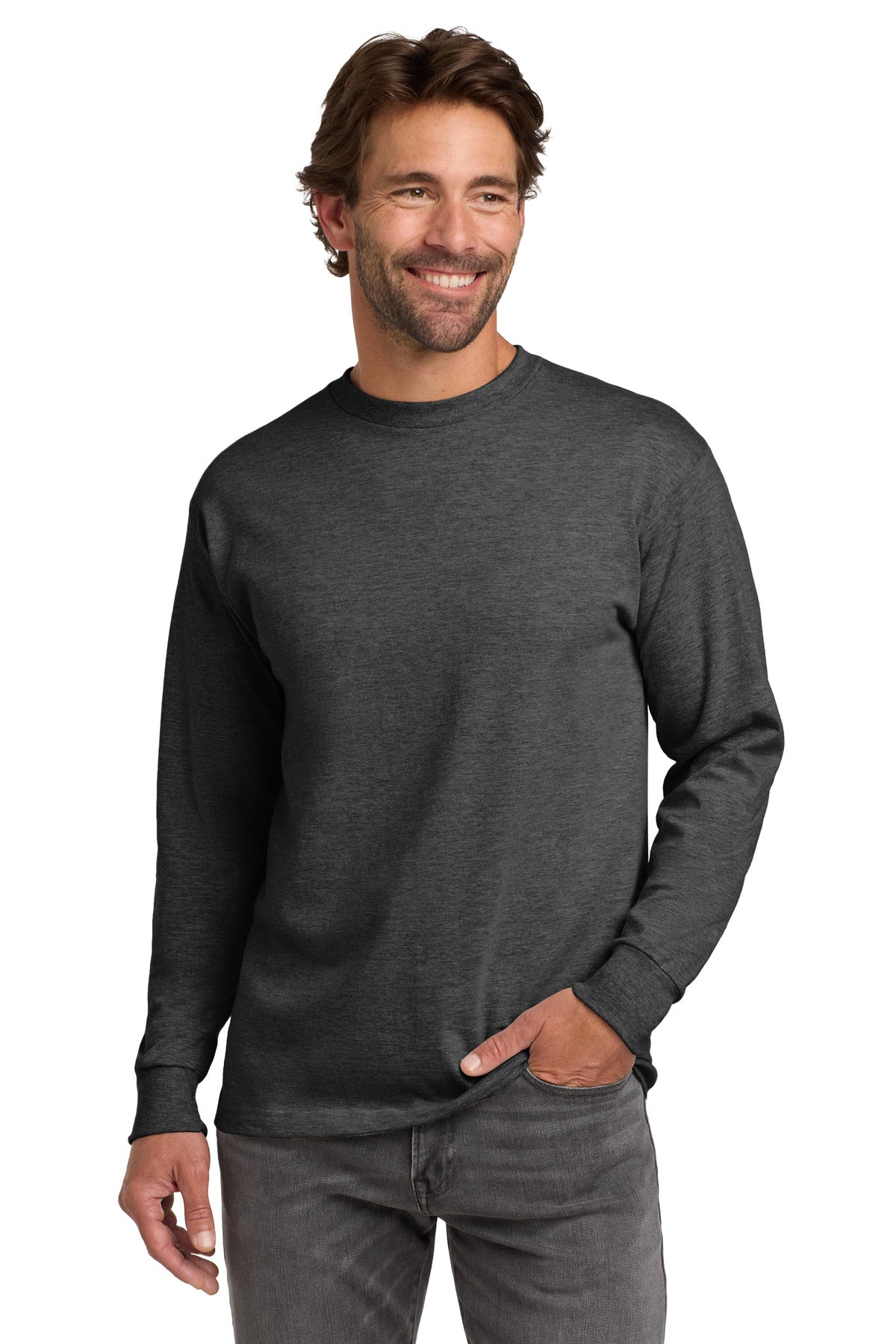 5186 Charcoalheather Model Front