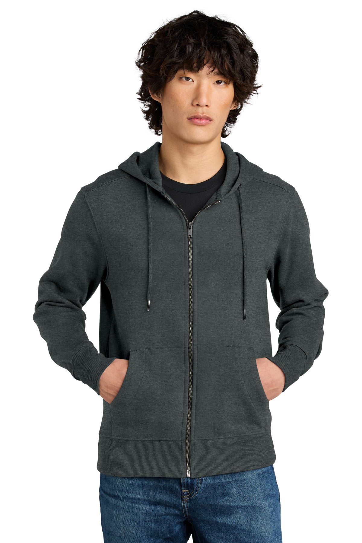 DT1103 Heatheredcharcoal Model Front