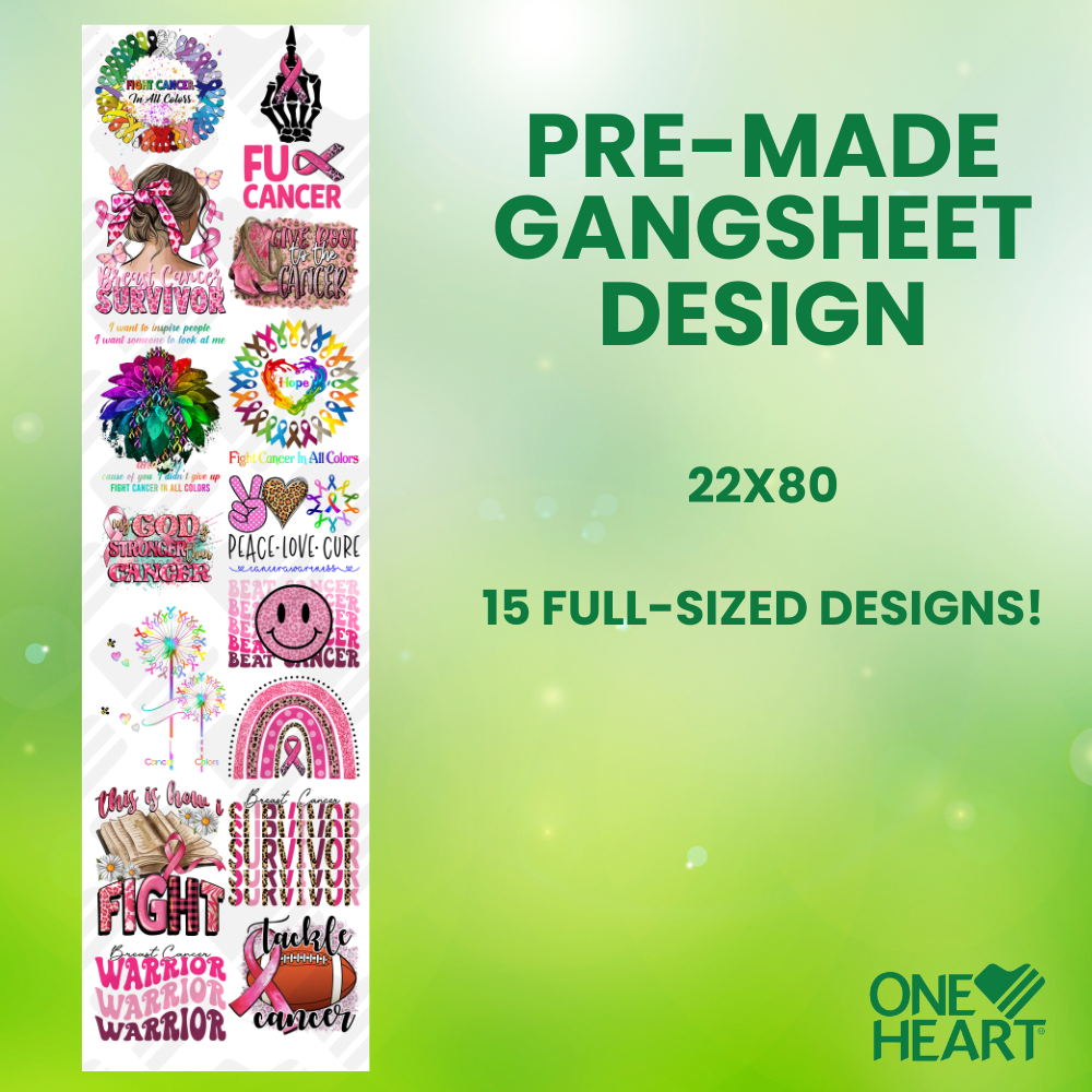 Cancer Awareness Bundle Cancer Fighter Transfer