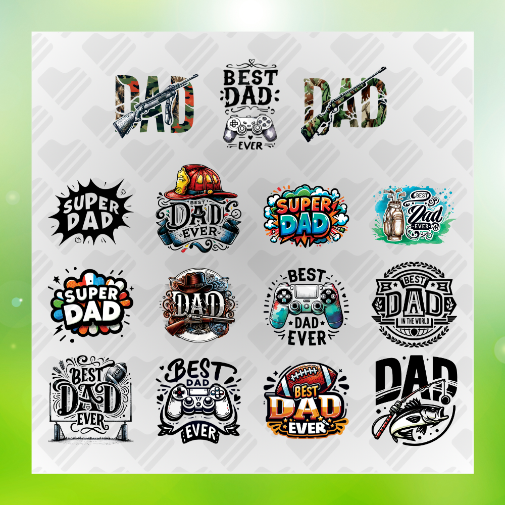 Dad Bundle Super Dad Best Dad Ever Transfer
