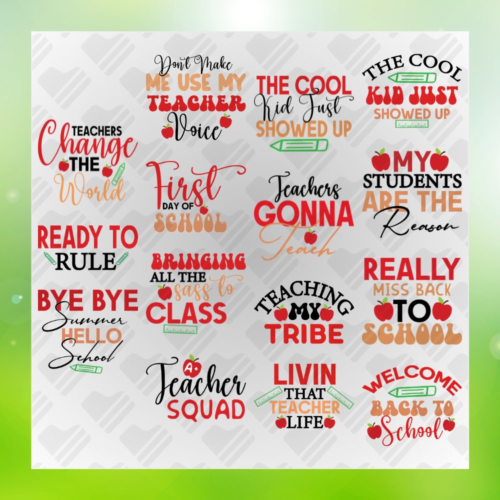 Back To School Bundle v2 Transfer