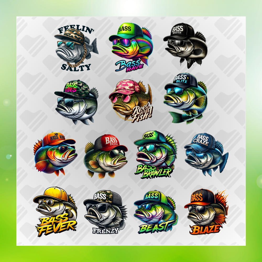 Bass Fishing Funny Quotes Bundle Fish Transfer