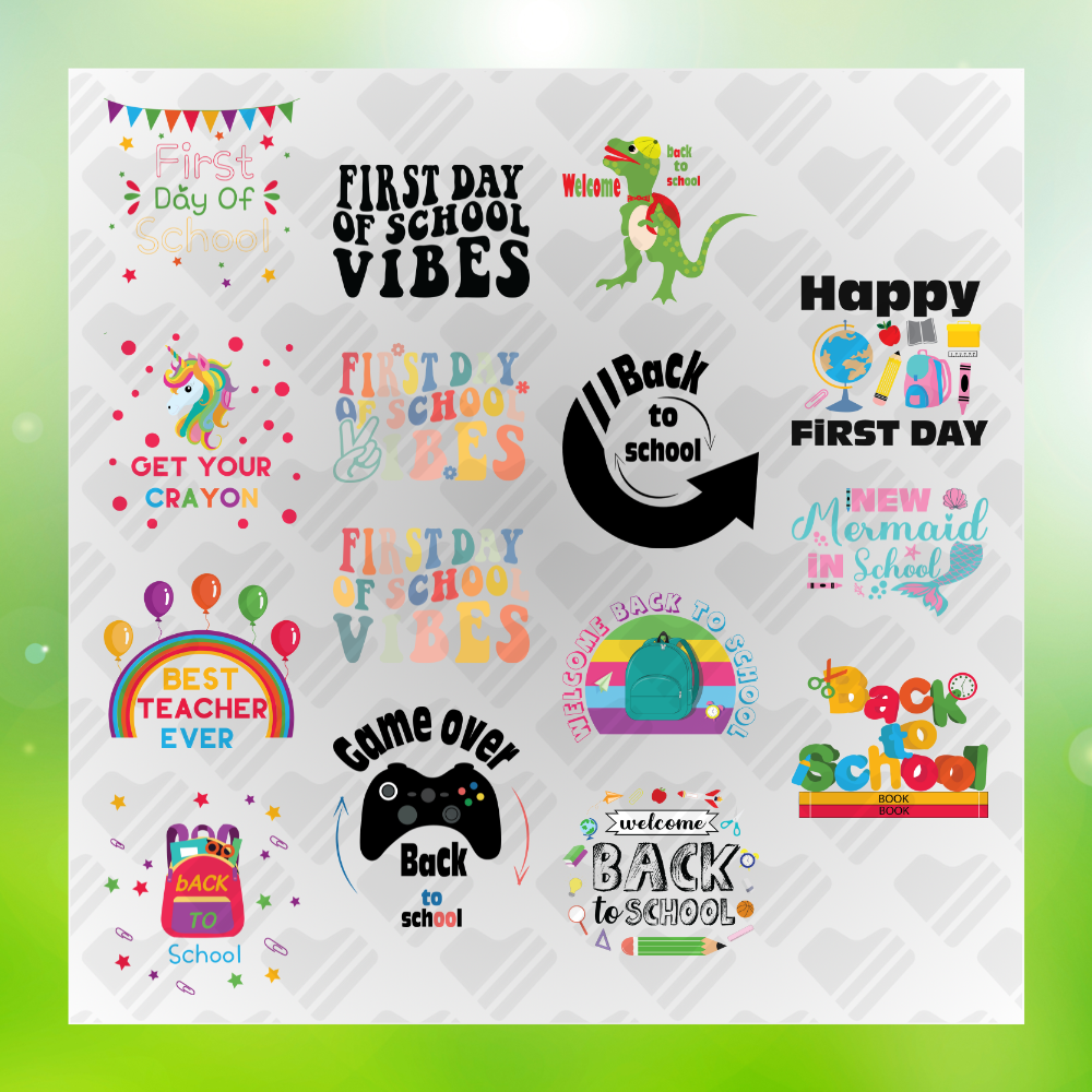 First Day Of School Bundle v3 Transfer