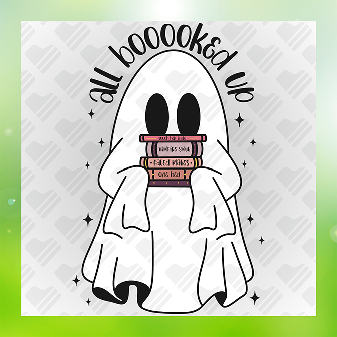 All Boooked Up Sticker