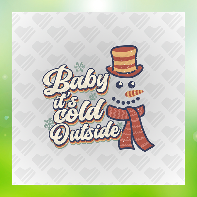 Baby, It's Cold Outside Sticker