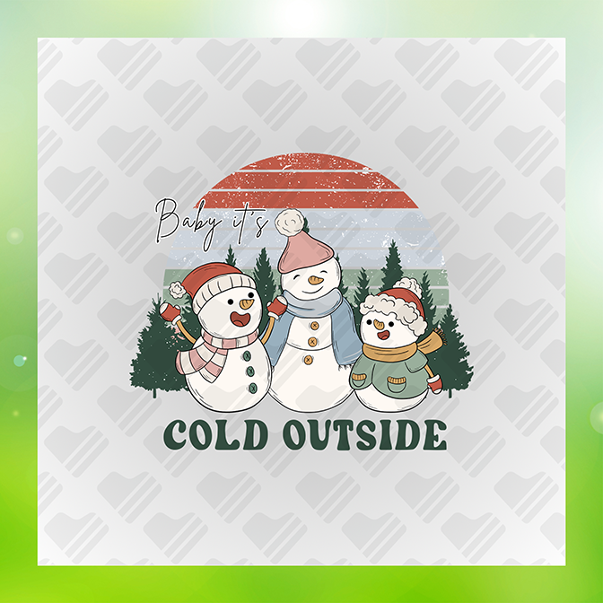 Baby, It's Cold Outside v2 Sticker