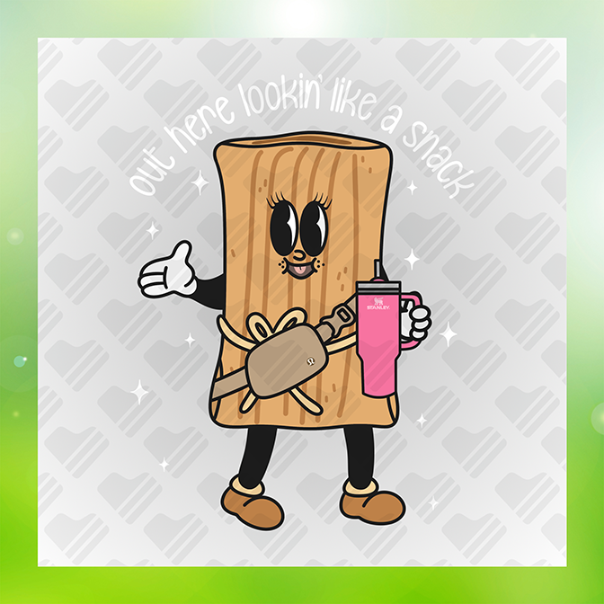 Looking Like A Snack Sticker