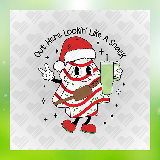 Lookin Like A Snack Sticker