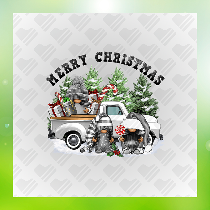 Merry Christmas Gnomies Sticker