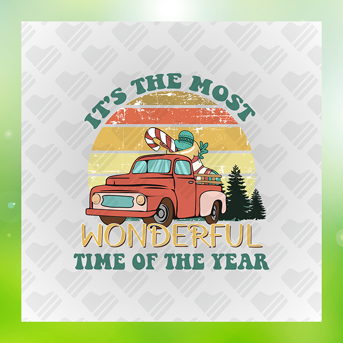 Most Wonderful Time Sticker