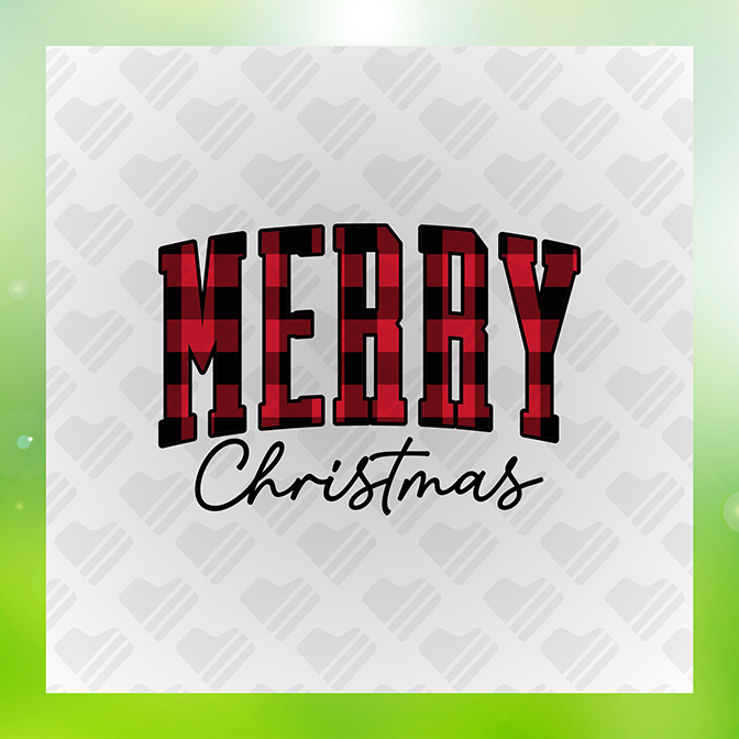 Red Christmas Sticker