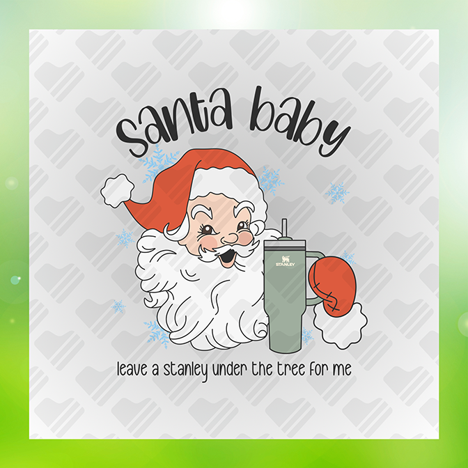 Santa Baby Sticker