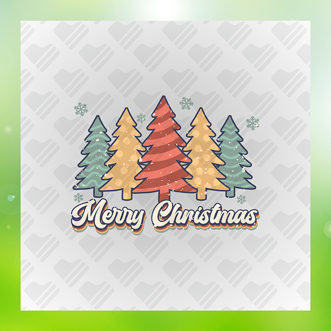 Christmas Trees Sticker
