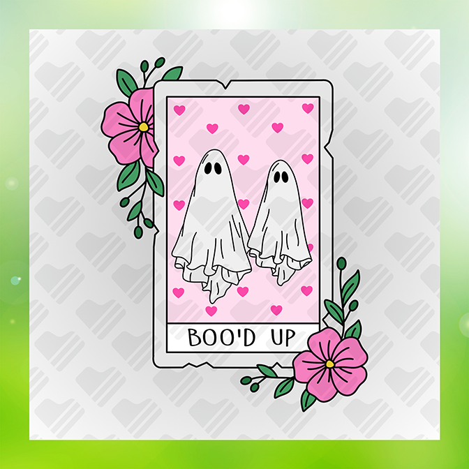 Boo'd Up Sticker