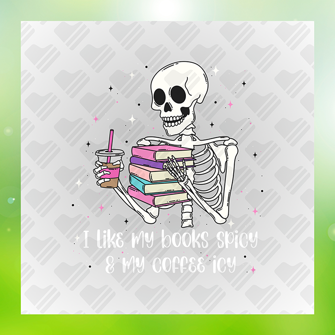 I Like My Books Spicy Ver.2 Sticker