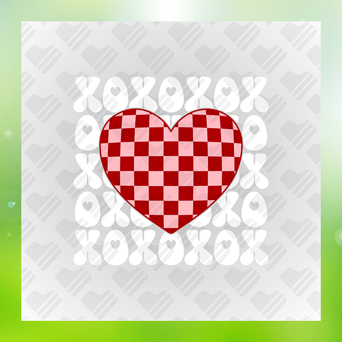 Xoxo Heart Sticker
