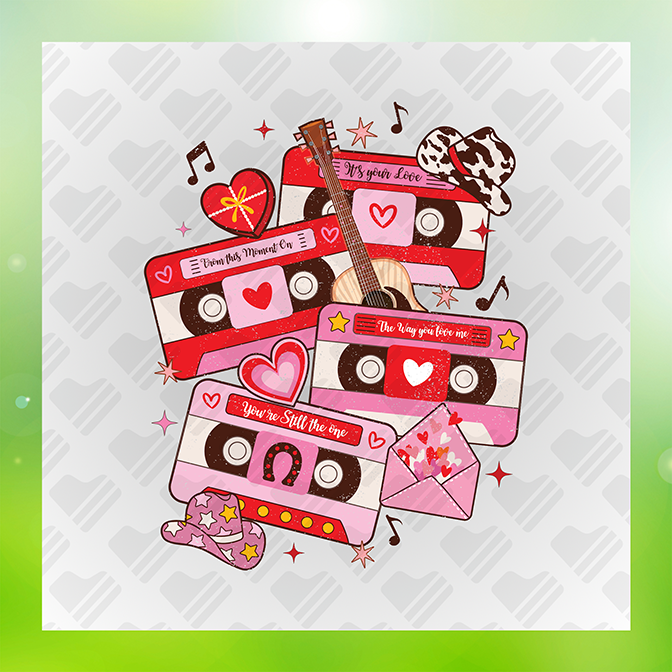 Valentines Tape Ver. 3 Sticker