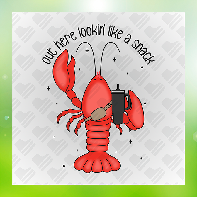 Out Here Lookin Like Snack Ver.3 Sticker