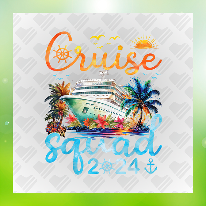 Cruise Squad 2024 Ver.3 Sticker