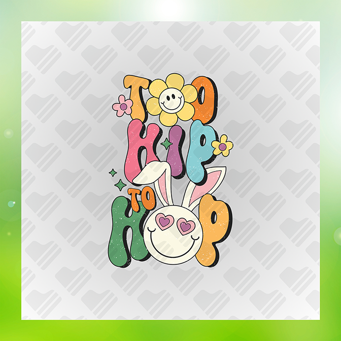 Too Hip To Hop Sticker