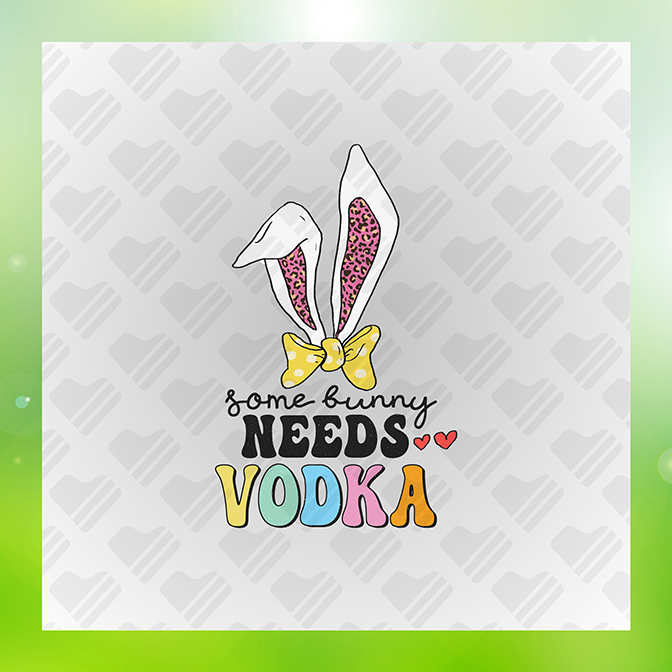 Some Bunny Needs Vodka Sticker